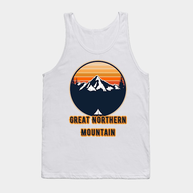 Great Northern Mountain Tank Top by Canada Cities